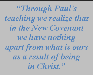 Where is this stuff about “in Him” realities in the Bible?