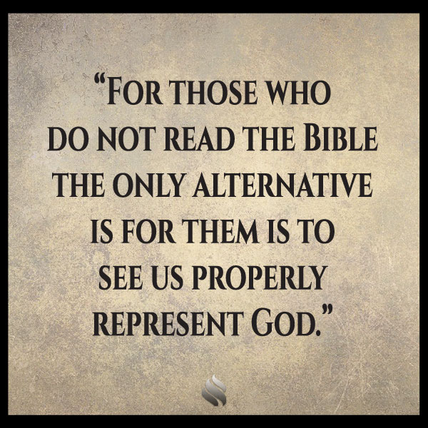 How can the world see the glory of God if they don’t know or believe in Him?
