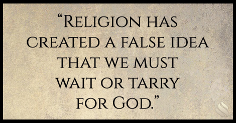 If Jesus has done everything we need, why do we have to wait on God?