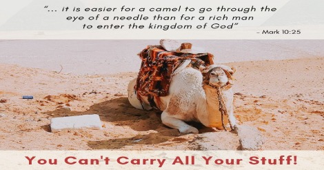 You Can’t Carry All Your Stuff